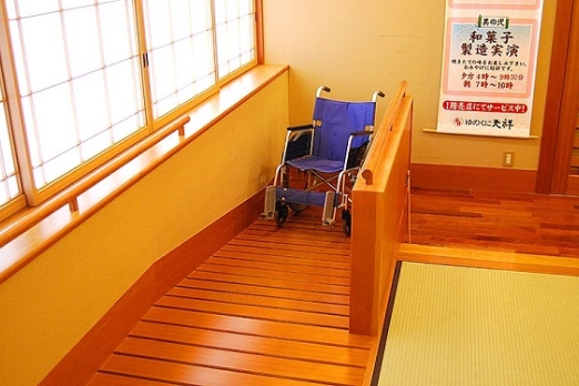 館内スロープの設置イメージ