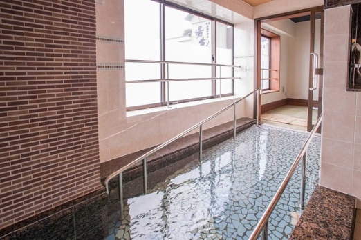 浴室内スロープの設置イメージ